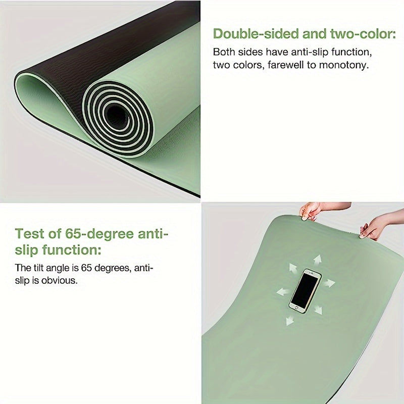 Yoga Mat with Non-Slip Textured Surface