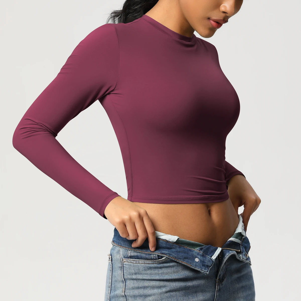 Quick-Dry Long Sleeve Yoga Shirt