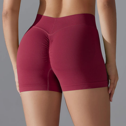 High-Waisted Yoga Shorts