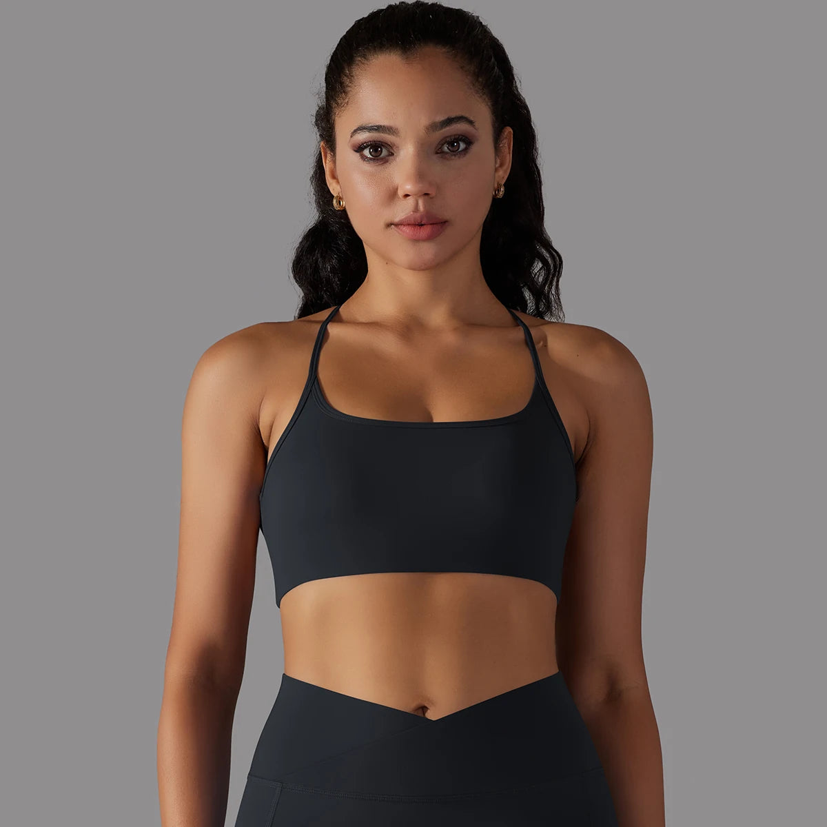 Sexy Cross-Back Sports Bra