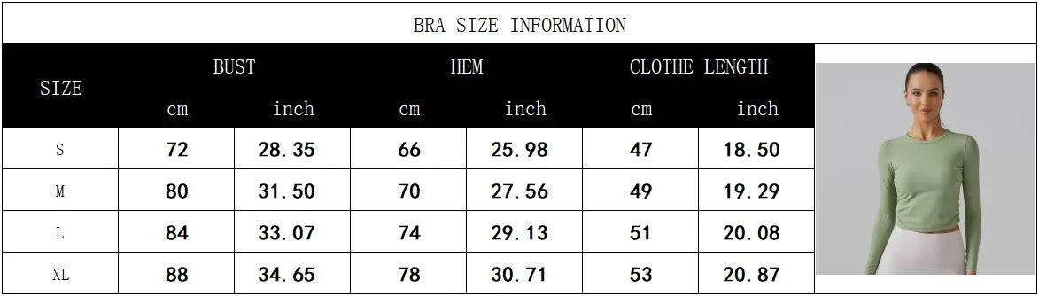 Women’s Long Sleeve Yoga Shirt