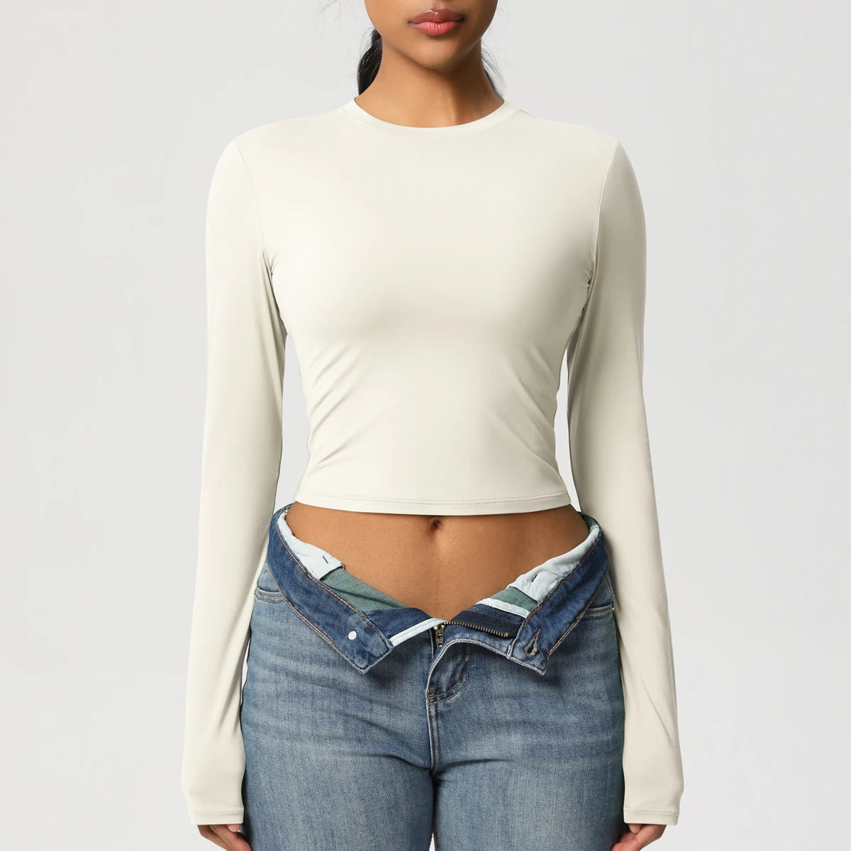Quick-Dry Long Sleeve Yoga Shirt