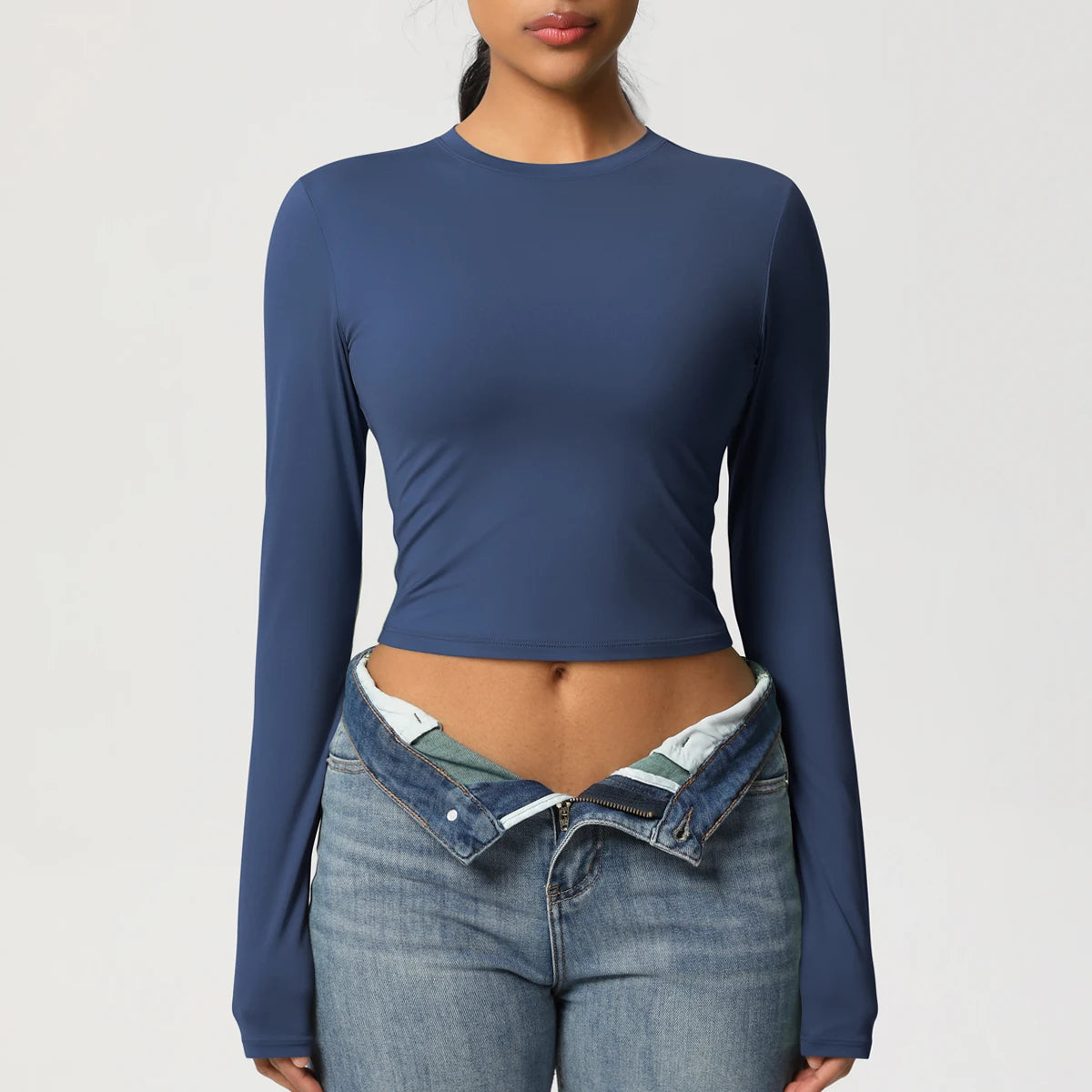 Quick-Dry Long Sleeve Yoga Shirt