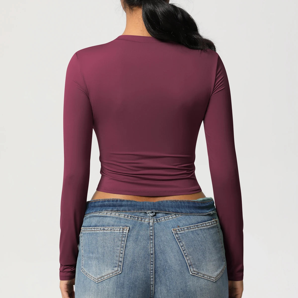 Quick-Dry Long Sleeve Yoga Shirt