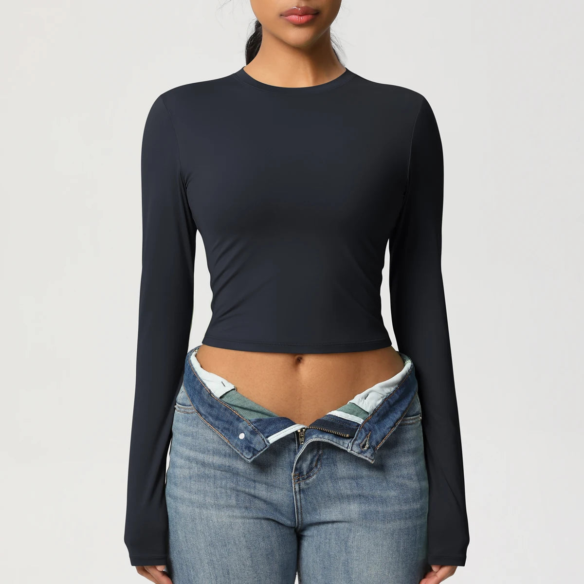 Quick-Dry Long Sleeve Yoga Shirt