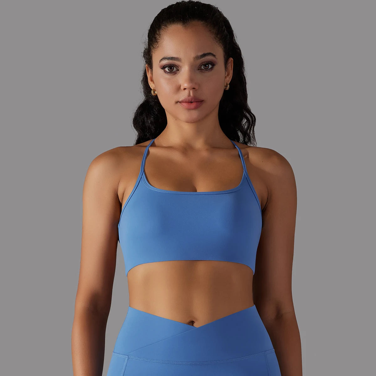 Sexy Cross-Back Sports Bra