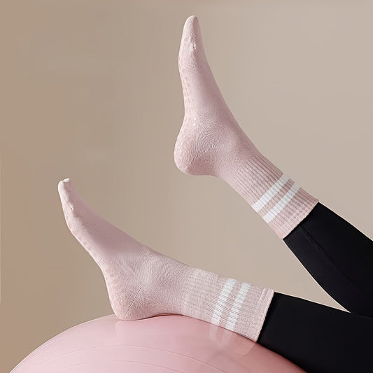 5 Pairs Women’s Non-Slip Pilates & Yoga Socks