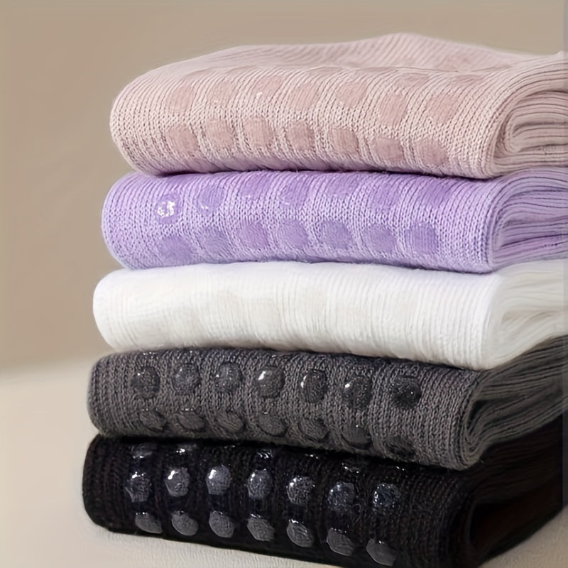 5 Pairs Women’s Non-Slip Pilates & Yoga Socks